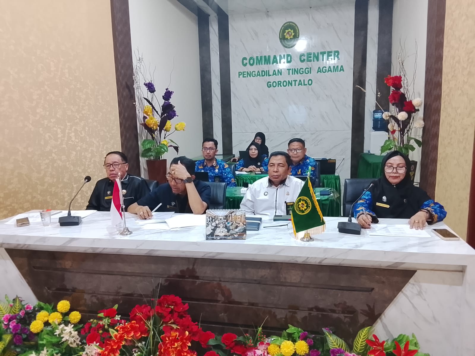 Pengadilan Tinggi Agama Gorontalo Rapat Koordinasi Hasil Evaluasi SAKIP Pengadilan Agama Sewilayah PTA Gorontalo (Rabu, 21 Mei 2026)
