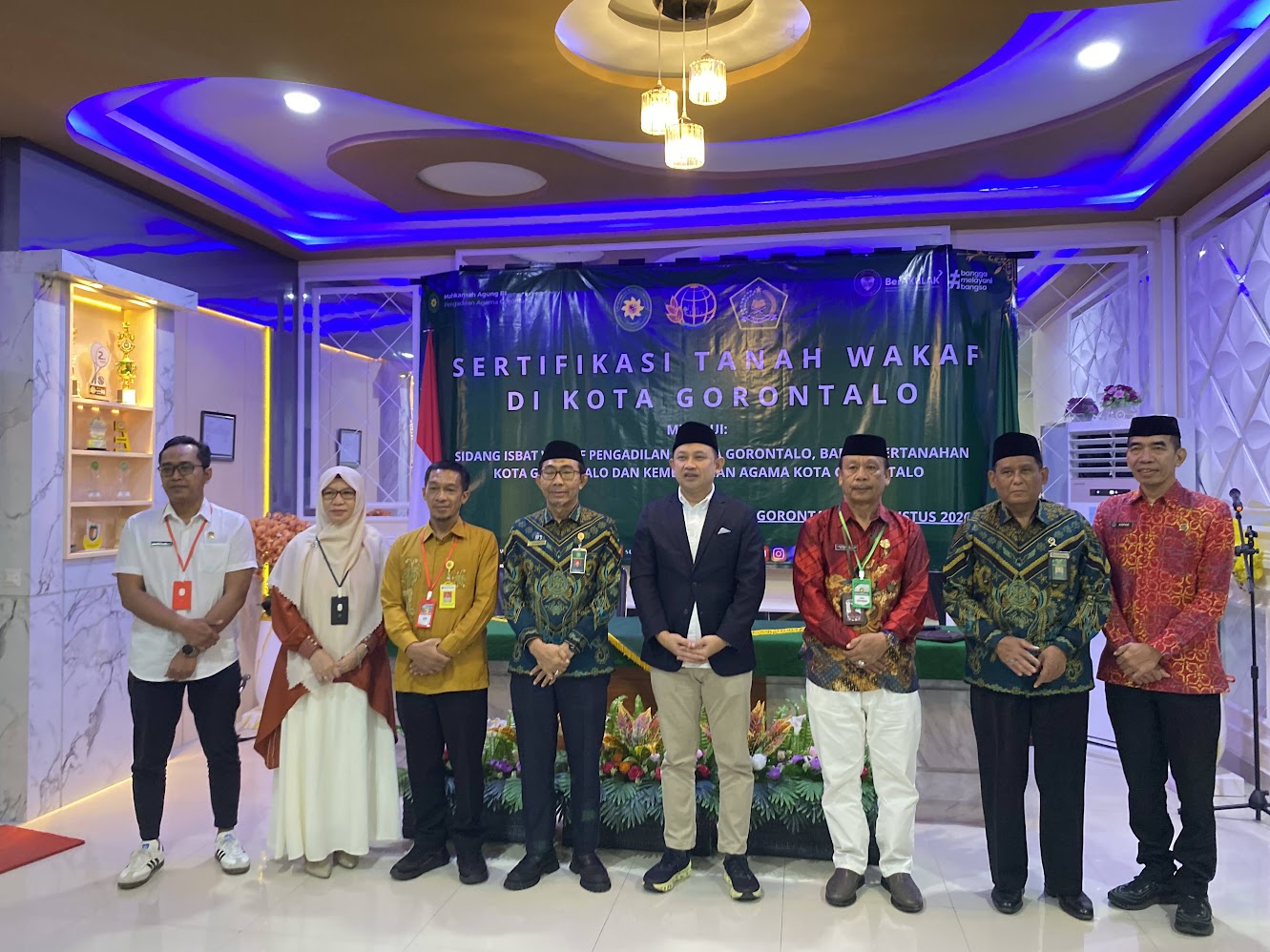 Wakil Ketua PTA Gorontalo Hadiri Pelaksanaan Isbat  Wakaf di Pengadilan Agama Gorontalo (Kamis, 20 Agustus 2026)
