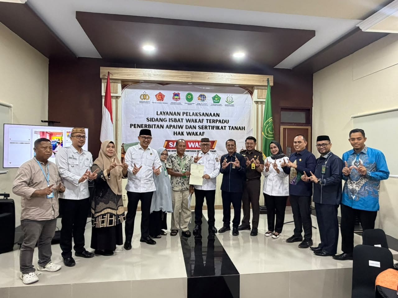 Dari Gorontalo untuk Indonesia, 13 Perkara Tuntas Lewat Isbat Wakaf Terpadu Serentak