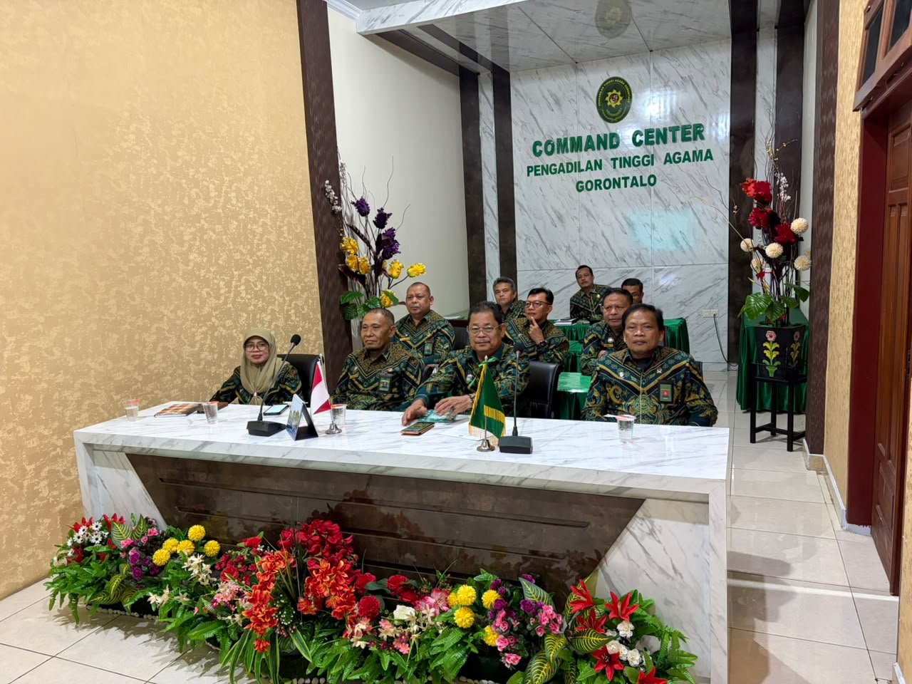 Pimpinan PTA Gorontalo Mengikuti Diskusi Hukum Secara Daring yang Diselenggarakan PTA Semarang